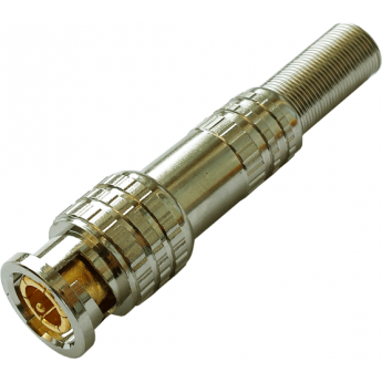 Разъем TANTOS TS BNC штекер под пайку с пружиной, металл